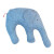 "Pat&Patty-Otti blau" der Hirse-Elefant, "Ameisenfant", 100% Baumwolle (kbA), Füllung: Hirse
