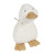 Kuschelente "Efies Ente naturweiß/beige", groß mit Halstuch
