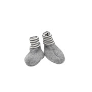 Wollfleece-Schuh "grau", Pickapooh Sox, Fleece:...