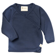 WickelShirt "marine", 70% Wolle (kbT)/30% Seide