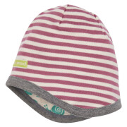 Wendemütze "Streifen grape - innen: Schnecken...