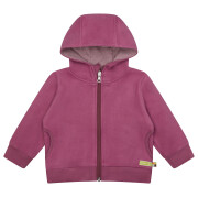 Fleece-Jacke "grape", Fleece: 100% Baumwolle (kbA)