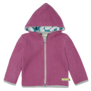 Jacke "Wollfleece Grape", Kapuze, Wolle (kbT),...