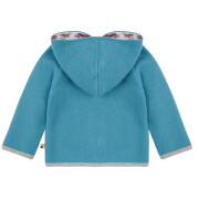 Jacke "Wollfleece Topaz", Kapuze, Wolle (kbT),...