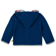Jacke "Wollfleece Ultramarine", Kapuze, Wolle (kbT), Kapuzenfutter: Baumwolle (kbA)