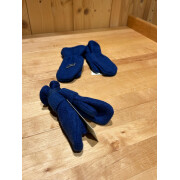 Fäustel "marine", Wollwalk mit Wolle...