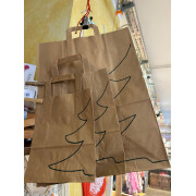 Geschenktüte "Weihnachten, handbemalt",...