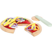 Pizza-Set mit Klettverschluss und Pizzaroller