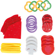 Pizza-Set mit Klettverschluss und Pizzaroller