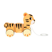 Nachziehtier Tiger "Safari", Holz, massiv