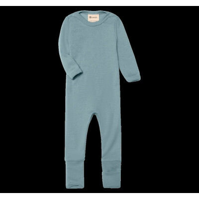 Overall "bergblau mountain blue", 70% Schurwolle/30% Seide