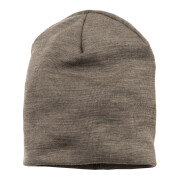 Baby-RundMütze "Engels Walnuss", Wolle/Seide