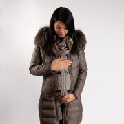 Jackenerweiterung "taupe" mit Clips für...