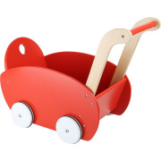 Puppenwagen "rot", Holz