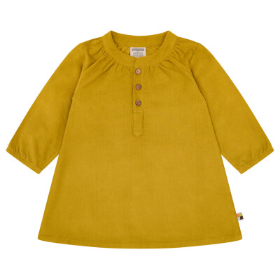 Kleid aus Cord "Curry" mit Ärmeln", 100% Baumwolle (kbA)