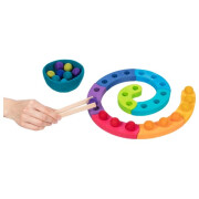 2 in 1: Farbsortierspiel und Adventsspirale