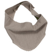 Dreieckstuch "Wolle-Seide beige mit Borde",...