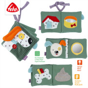 Babys Entdecker-Stoff-Bilderbuch "Hund" fehn