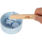 Sortierspiel mit Zange nach Montessori-Art