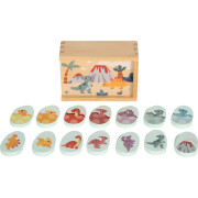 Memo „Dino-Eier" im Holzkasten