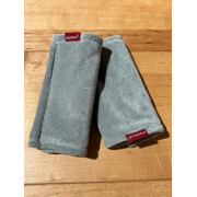 manduca FumBee Gurtschoner - lightgrey -  für manduca u.a., sowie viele Autositzgurte, 100% Baumwolle (kbA)