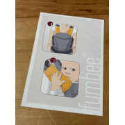 manduca FumBee Gurtschoner - lightgrey -  für manduca u.a., sowie viele Autositzgurte, 100% Baumwolle (kbA)