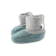 Wollfleece-Baby-Schuh "Sage" mit hohen Schaft