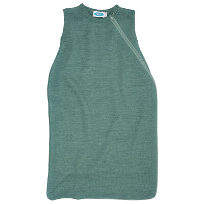 Schlafsack "salbei Wolle/Seide-Frottee" - ohne Arme