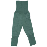 Nabelbundhose "salbei Wolle/Seide-Frottee"