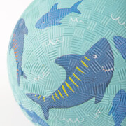 Ball Haie auf Aqua-blau, klein, Kautschuk
