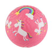 Ball "Einhorn pink", groß, 17cm, Kautschuk