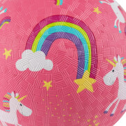 Ball "Einhorn pink", groß, 17cm, Kautschuk