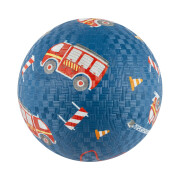 Ball "Feuerwehr blau", groß, 17cm, Kautschuk
