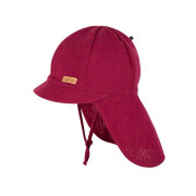 Sommermütze "Musselin Raspberry UPF 50+" -...
