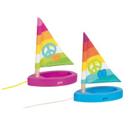 Pfützenschiffchen Bunte Brise, schwimmfähig