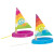 Pfützenschiffchen Bunte Brise, schwimmfähig