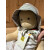 Mütze "Pickapooh-Feuerwehr-Strick taupe (beige)", UV40