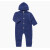 Winteroverall "Engels enzianfarbener Wollfleece", 100% Wolle (Schurwoll-Fleece aus kbT-Schurwolle)
