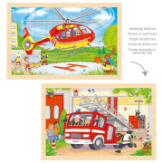 EinlegePuzzle "Feuerwehr/Hubschrauber" - 24...