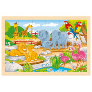 EinlegePuzzle "Bauernhof/Zoo" - 24 Puzzleteile