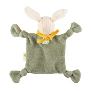 Schnuffeltuch "Hase beige"+ grün Green