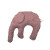 "Pat&Patty-Otti rosa" der Hirse-Elefant, "Ameisenfant", 100% Baumwolle (kbA), Füllung: Hirse