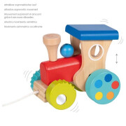 Zieh-Lokomotive gokis Jumping Loko, Holz