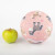 Ball "Pony o Pferd auf rosa", groß, 17cm, Kautschuk