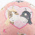 Ball "Pony o Pferd auf rosa", groß, 17cm, Kautschuk
