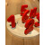 Steckfigur Holzzahl "rote Zahl", Geburtstagsdeko