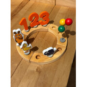 Steckfigur "Maus, orange", Geburtstagsdeko