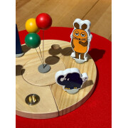 Steckfigur "Maus, orange", Geburtstagsdeko