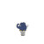 Steckfigur "Elefant, blau", Geburtstagsdeko