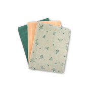 Mulltuch-3-er Pack "Green Cactus", 100%...
